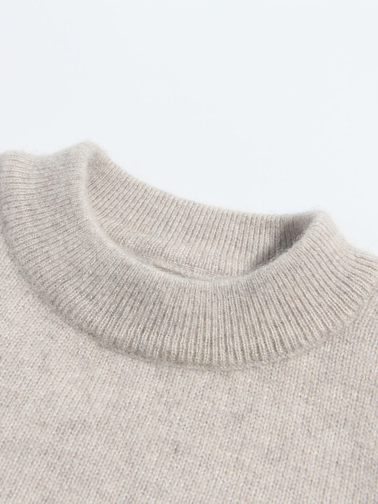 Rabbit Animal Knit Cashmere Pullover Crewneck Sweater